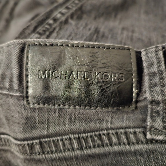 MICHAEL KORS Grant Classic Fit Men's Jeans 33x30 Charcoal Black Denim - Picture 8 of 8
